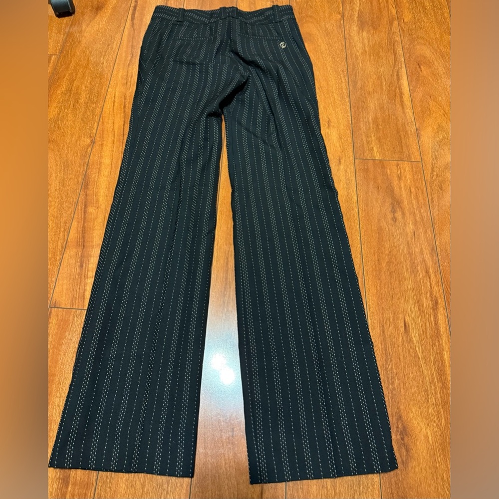 Gucci Black Pinstripe Wide-Leg Men’s Pants